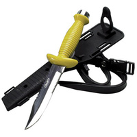 LAND & SEA SPHINX SAW/CUT + SHEATH - DIVE KNIFE SEA