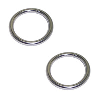 2 PACK BRIDCO RING - STAINLESS STEEL - MULTIPLE SIZES (A-2717) WELDED MARINE