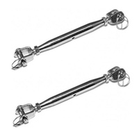 2 PACK BRIDCO BOTTLESCREW JAW/JAW- STAINLESS STEEL - (5MM - 12MM) (A-2733)