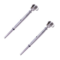 2 PACK BRIDCO BOTTLESCREW JAW/SWAGE STUD - STAINLESS STEEL (5MM - 12MM) (A-2734)
