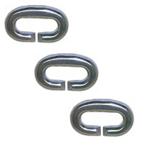 3 PACK BRIDCO CHAIN LINK STYLE SISTER - STAINLESS STEEL (10MM - 13MM) (A-2740)