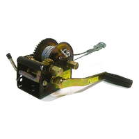 JARRETT HEAVY DUTY WINCH 10/5/1:1 - 7.5M X 5MM CABLE & SNAP HOOK (WB-F10950)