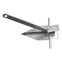 ANSCO BOAT SAND ANCHOR - DANFORTH TYPE - GALVANISED FINISH - MULTIPLE SIZES 