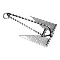 ANSCO BOAT ANTI-SNAG ANCHOR - GALVANISED FINISH - MULTIPLE SIZES - BOATING WATER