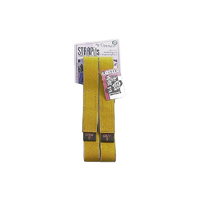 KENYON STRAPITS HOOK & LOOP - MULTIPLE SIZES - YELLOW - CAMPING HIKING FISHING