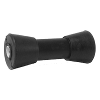 ANSCO KEEL / SYDNEY BOAT ROLLER 6" - RUBBER - BLACK - (BR-ST16-160)