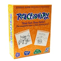 Studio Aven Reactionary Think Fast Draw Faster! Board Game 3+ Players Ages 6+