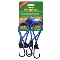 COGHLANS GUY LINE ADAPTERS - PACK OF 4 - PLASTIC COATED HOOKS (COG 705)