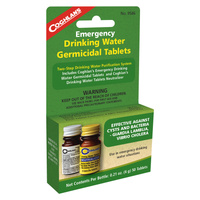 COGHLANS EMERGENCY TWO-STEP GERMICIDAL DRINKING WATER TABLETS (COG 9586)