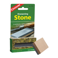 COGHLANS SHARPENING STONE - COARSE AND FINE GRIT STONE IN A POUCH (COG 7945)