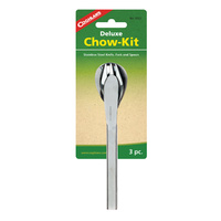 COGHLANS DELUXE CHOW KIT - STAINLESS STEEL KNIFE / FORK / SPOON SET (COG 8322)