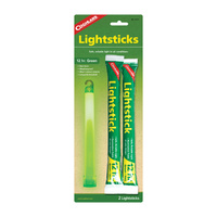 COGHLANS LIGHTSTICKS - GREEN - PACK OF 2 - WATERPROOF (COG 9202)