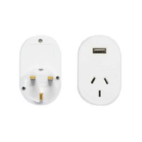 OSA BRANDS UK TRAVEL ADAPTOR WITH USB - POWER ADAPTOR (OSA TAUK002)
