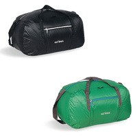 TATONKA SQUEEZY DUFFLE M 48L - BLACK OR LAWN GREEN - TRAVEL BAG - REVERSIBLE BAG