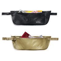 TATONKA SKIN DOCUMENT BELT L - BLACK OR NATURAL - LARGE ZIPPED POCKET