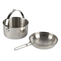 TATONKA POT AND PAN CAN ALSO FUNCTION AS A KETTLE - SET OF 2 (TAT 4003)