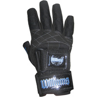 WILLIAMS TOURNAMENT 3/4 FINGER GLOVES - DOUBLE PADDED - SIZES XS - XXL (5830)