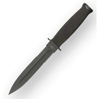 FURY MIDNIGHT COMMANDO KNIFE - 283MM - INCLUDED LEATHER SHEATH (75543)