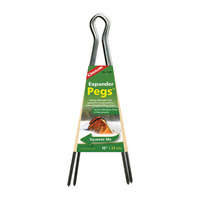 COGHLANS EXPANDER PEGS - 10 INCH - PEGS THAT EXPAND IN THE GROUND (COG 1570)