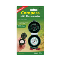COGHLANS COMPASS WITH THERMOMETER - TWO HANDY INSTRUMENTS IN ONE (COG 9740)