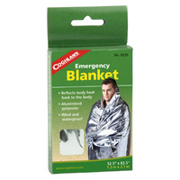 COGHLANS EMERGENCY BLANKET - ALUMINISED NON-STRETCH POLYESTER (COG 8235)