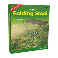 COGHLANS DELUXE FOLDING STOOL - DOUBLE STITCHED CANVAS SEAT (COG 8785)