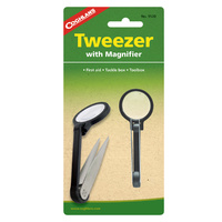 COGHLANS TWEEZER WITH MAGNIFIER - STAINLESS STEEL TWEEZERS (COG 9520)