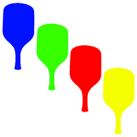 BUFFALO SPORTS WHAM BATS - HEAVY DUTY PLASTIC - MULTIPLE COLOURS (BAT003)