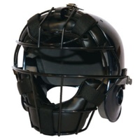 BUFFALO SPORTS SOFTBALL / BASEBALL CATCHERS HELMET WITH MASK - NAVY (BASE025)