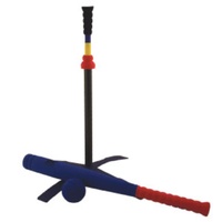 BUFFALO SPORTS FOAM T-BALL STAND SET - INCLUDES FOAM BAT & BALL (BASE104)