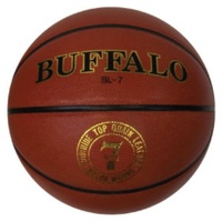 BUFFALO SPORTS GENUINE LEATHER BASKETBALL - SIZE 6 (BASK083)