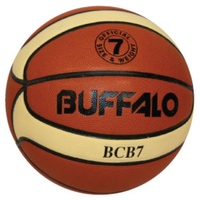 BUFFALO SPORTS BCB COMPOSITE LEATHER BASKETBALL - SIZE 5 / 6 / 7