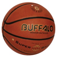 BUFFALO SPORTS SUPER GRIP CELLULAR RUBBER BASKETBALL - SIZE 5 / 6 / 7