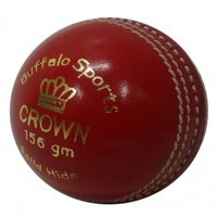 BUFFALO SPORTS CROWN CRICKET BALL - RED / WHITE / PINK / ORANGE / YELLOW