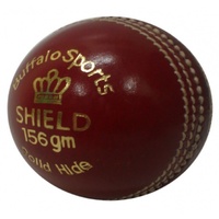 BUFFALO SPORTS SHIELD CRICKET BALL - RED / WHITE / PINK / ORANGE / YELLOW