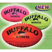 BUFFALO SPORTS WOMENS AFL FOOTBALL - RED / YELLOW / PINK (FOOT544)