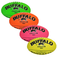 BUFFALO SPORTS HYPER-LITE CELLULAR PREMIUM AFL FOOTBALL - MULTIPLE COLOURS