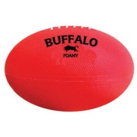 BUFFALO SPORTS PU FOAM AFL FOOTBALL - RED / YELLOW