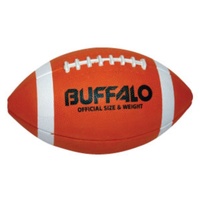 BUFFALO SPORTS CELLULAR RUBBER GRIDIRON BALL - MULTIPLE SIZES AVAILABLE