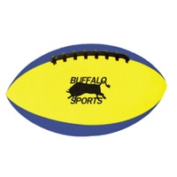BUFFALO SPORTS HEAVY DUTY RUBBER FOAM FOOTBALL - 15CM LENGTH (PLAY074)
