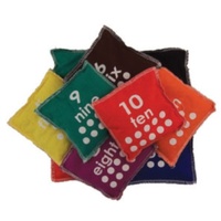 BUFFALO SPORTS NUMBER BEANBAGS - EDUCATIONAL SET OF 10 (BEAN009)