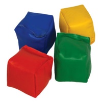 BUFFALO SPORTS PVC CUBE BEANBAG - MULTIPLE COLOUR