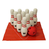 BUFFALO SPORTS FOAM 10 PIN BOWLING SET - SET OF 10 PINS AND A BALL (FUN033)