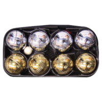 BUFFALO SPORTS MIXED CHROME BOULE SET - SET OF 8 CHROME BALLS (FUN124)