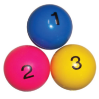 BUFFALO SPORTS JUGGLING BALLS - SET OF 3 - SOFT PVC BALL (JUGG009)