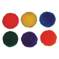 BUFFALO SPORTS FLEECE BALL - SET OF 6 DIFFERENT COLOURS (FUN142)