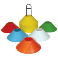 BUFFALO SPORTS SAFETY TRAINING DISC DOME MARKER CONES - SET OF 10