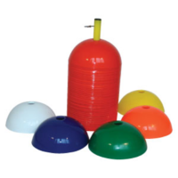 BUFFALO SPORTS ROUND DOME TRAINING MARKERS - SET OF 10