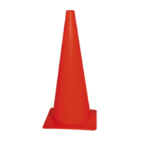 BUFFALO SPORTS PLASTIC WITCHES HATS - 18"/45CM - ORANGE - SET OF 10 (GRD026x10)