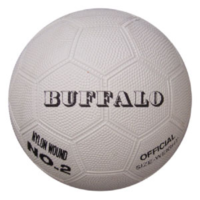 BUFFALO SPORTS RUBBER EUROPEAN HANDBALL - SIZES 1 / 2 - HEAVY DUTY RUBBER